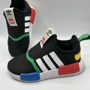 adidas 360 x LEGO "Black Multi" sneakers for toddlers Size 8